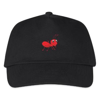 Coole Ameise - Kinder Basecap - Schwarz - Vorne
