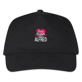 ALFRED - süss - Kinder Basecap - Schwarz - Vorne