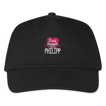 PHILIPP - süss - Kinder Basecap - Schwarz - Vorne