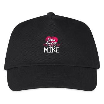 MIKE - süss - Kinder Basecap - Schwarz - Vorne