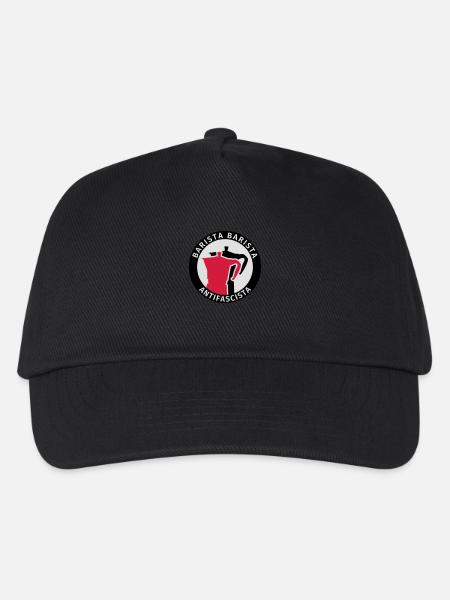 Barista Barista Antifascista - Kinder Basecap - Schwarz