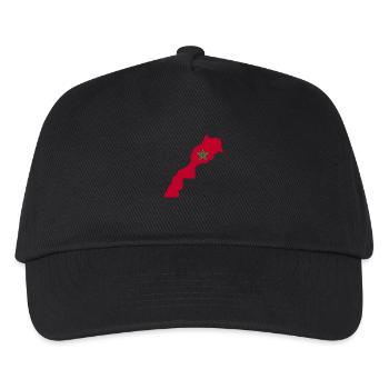 Marokko-Morocco - Kinder Basecap - Schwarz - Vorne