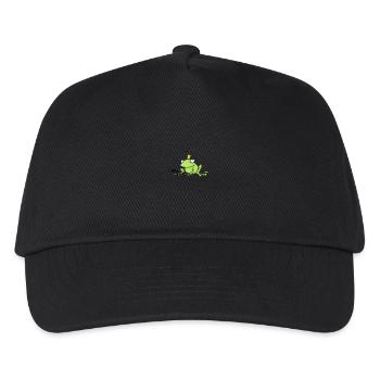 Froschkönig - Kinder Basecap - Schwarz - Vorne