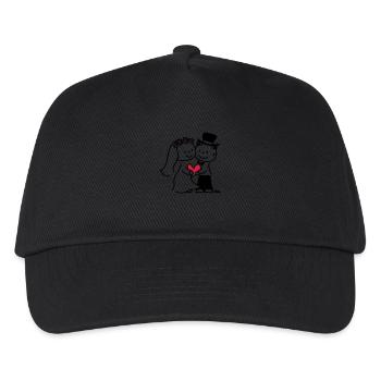 Brautpaar (c) - Kids’ Baseball Cap - black - Front