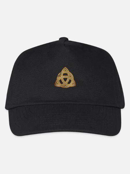 CELTIC KNOT 3 - antique silver gold - Kinder Basecap - Schwarz