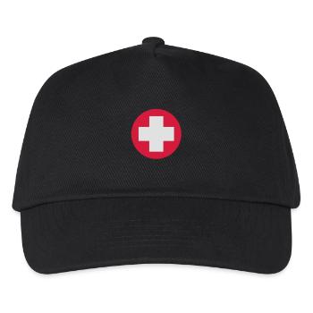 Medical__V062 - Kinder Basecap - Schwarz - Vorne