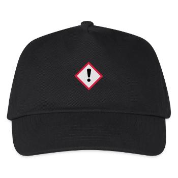 achtung - Kinder Basecap - Schwarz - Vorne