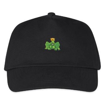 Froschkönig - Kinder Basecap - Schwarz - Vorne