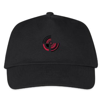 circle - Kids’ Baseball Cap - black - Front
