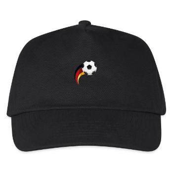 Fussball Deutschland - Kinder Basecap - Schwarz - Vorne