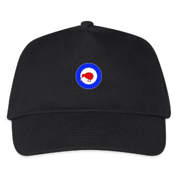 Kiwi Mod - Kinder Basecap - Schwarz - Vorne