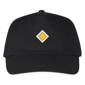 Way sign - Kids’ Baseball Cap - black - Front
