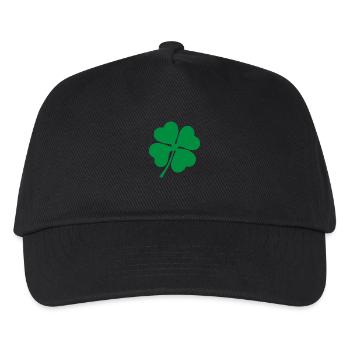 Irish clover de - Kinder Basecap - Schwarz - Vorne