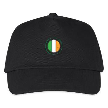 Irish flag de - Kinder Basecap - Schwarz - Vorne