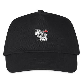Noces de coton LUI.png - Casquette de baseball Enfant - noir - Devant