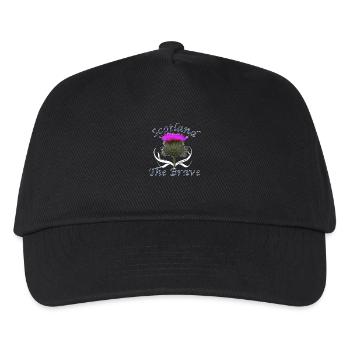 scotland the brave wild thistle - Kids’ Baseball Cap - black - Front