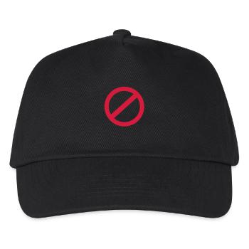 Verbot - Kinder Basecap - Schwarz - Vorne