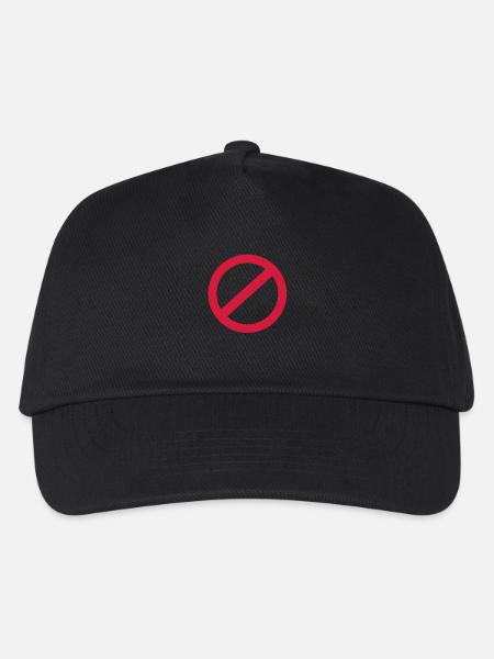 Verbot - Kinder Basecap - Schwarz