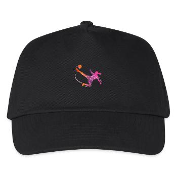 soccer female de - Kinder Basecap - Schwarz - Vorne