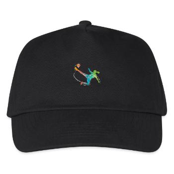 soccer female de - Kinder Basecap - Schwarz - Vorne