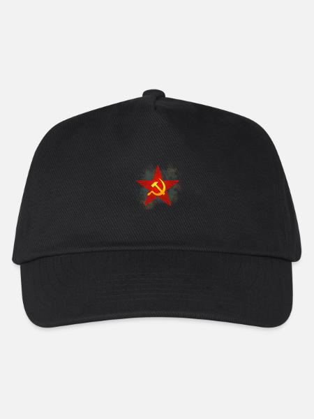 Soviet red star emblem - Kids’ Baseball Cap - black