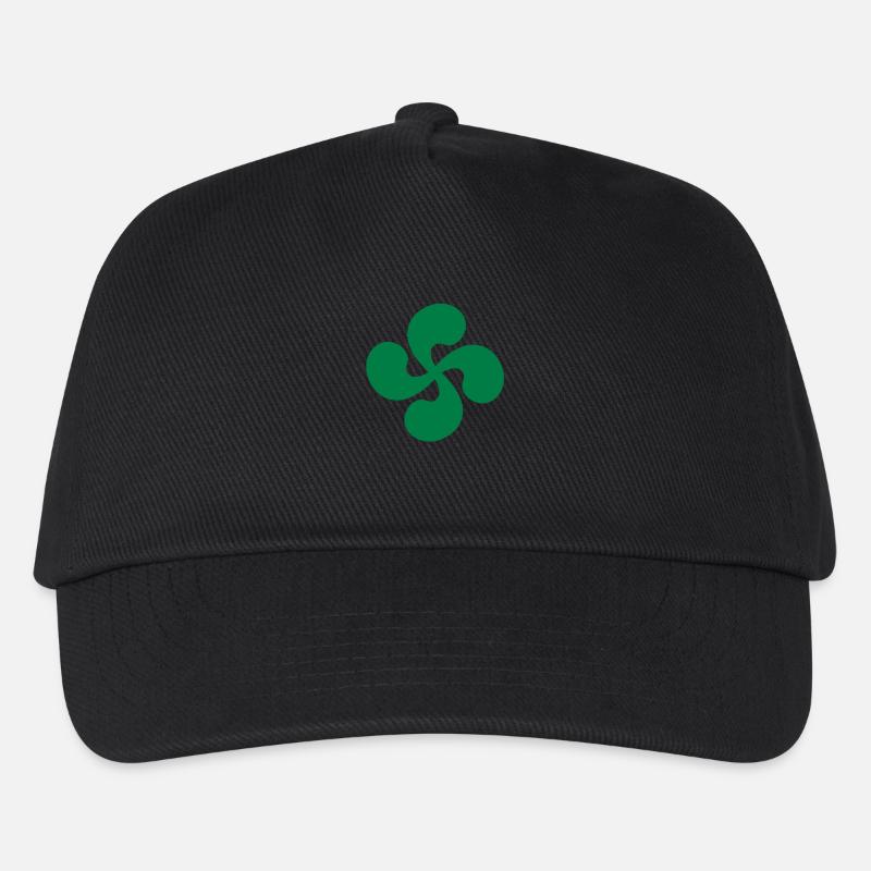 Allein Baskische Green Cross - Kinder Basecap - Schwarz