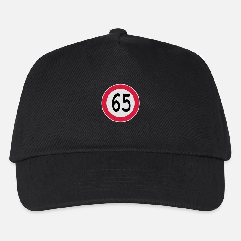 (65) - Kinder Basecap - Schwarz