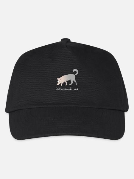 Schweinehund Hund Schwein - Kinder Basecap - Schwarz
