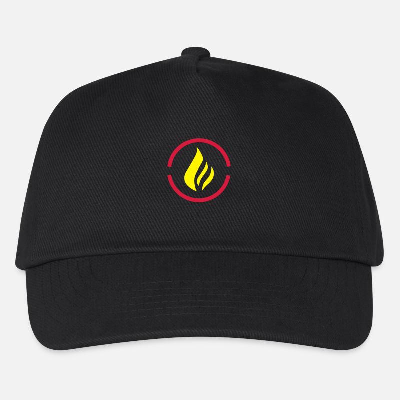 Flammenlogo - Kinder Basecap - Schwarz