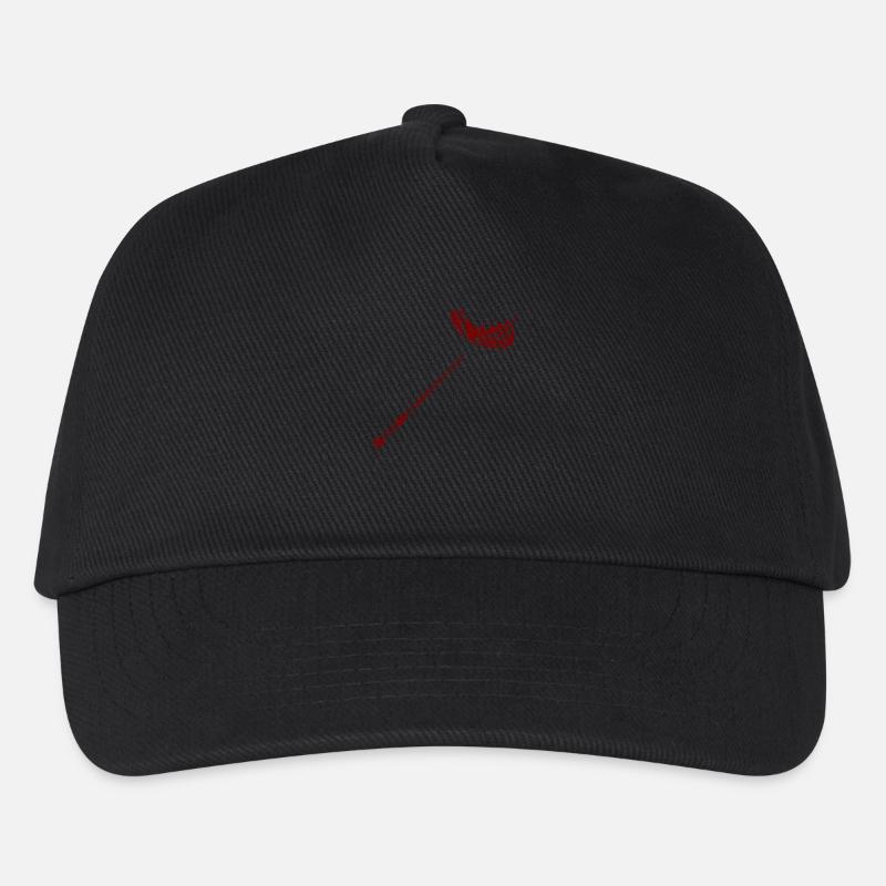 leviosa feder rot - Kinder Basecap - Schwarz