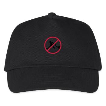 No Vacuuming - Kinder Basecap - Schwarz - Vorne