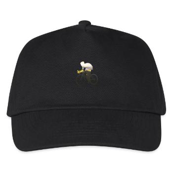 Cycling road cyclists 01 - Kids’ Baseball Cap - black - Front