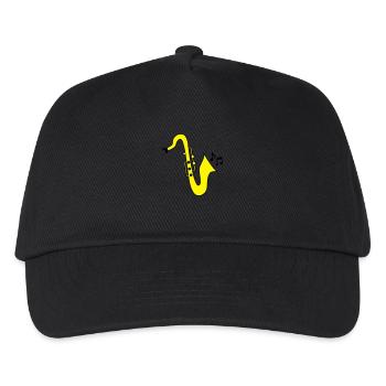 saxophone - Kids’ Baseball Cap - black - Front