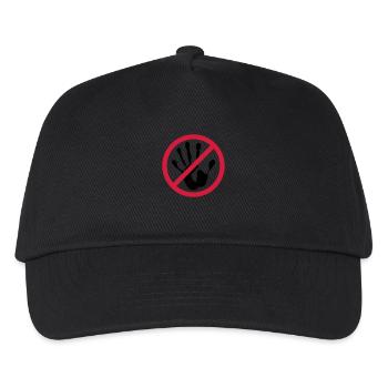 hand - Kinder Basecap - Schwarz - Vorne
