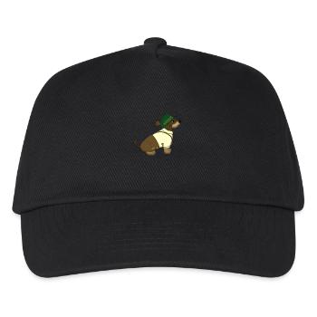 bavarian teckel sit - Casquette de baseball Enfant - noir - Devant