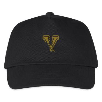 y - Buchstabe - Kinder Basecap - Schwarz - Vorne
