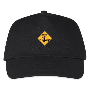 Hexe - witch - halloween - Walpurgisnacht - 2C - Kinder Basecap - Schwarz - Vorne