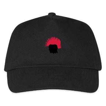 PUNK - Kinder Basecap - Schwarz - Vorne