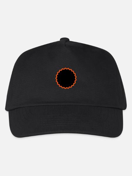 Flicken_21 - Kinder Basecap - Schwarz