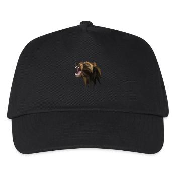 Polygon Bär - Kinder Basecap - Schwarz - Vorne