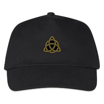 Celtic Knot, Triquetra, Patricks Day, Trinity - Kids’ Baseball Cap - black - Front