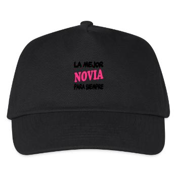 La mejor novia para siempre 111 - Kids’ Baseball Cap - black - Front