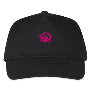Bauherr Junior Kinder - Kinder Basecap - Schwarz - Vorne