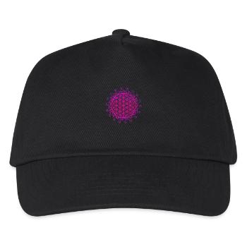 FLOWER OF LIFE, SPIRITUAL, SACRED GEOMETRY, YOGA - Kids’ Baseball Cap - black - Front