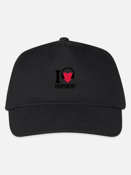 I love Hip Hop - Casquette de baseball Enfant - noir