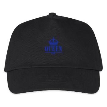 Queen of ... any colours - Kinder Basecap - Schwarz - Vorne