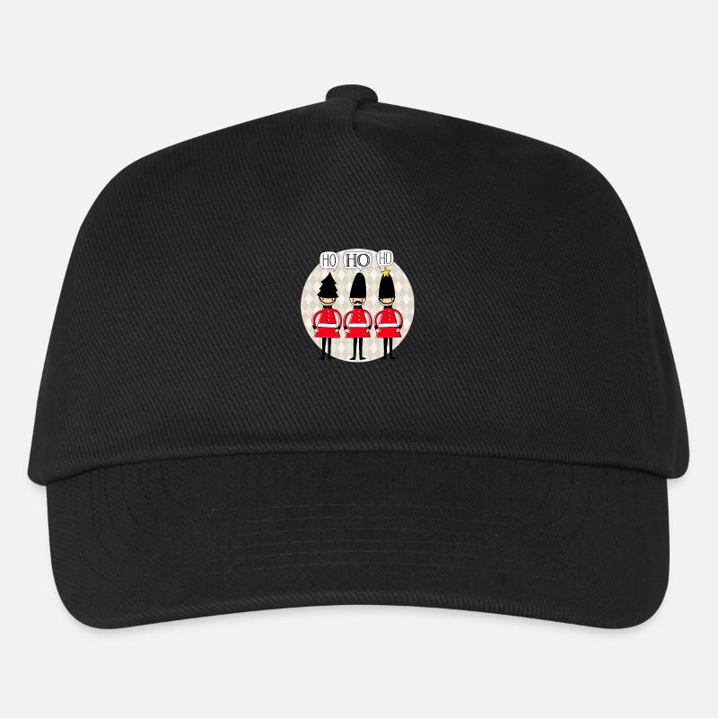 Xmas - Nikolaus - Weihnachtsmann - Winter - DD - Kinder Basecap - Schwarz