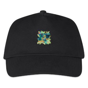 South America Jungle Light - Kids’ Baseball Cap - black - Front