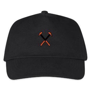 Hammer tools DIY cross 701 - Kids’ Baseball Cap - black - Front