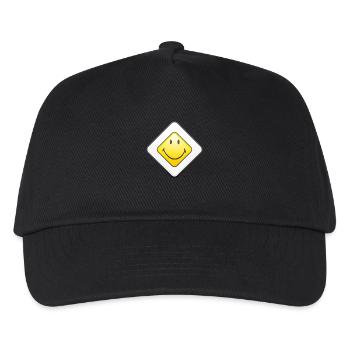 Smiley Main Street - Kinder Basecap - Schwarz - Vorne